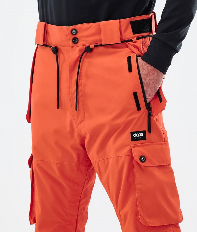 Men Dope Iconic Ski Pants Orange | NDWRBZJ-15