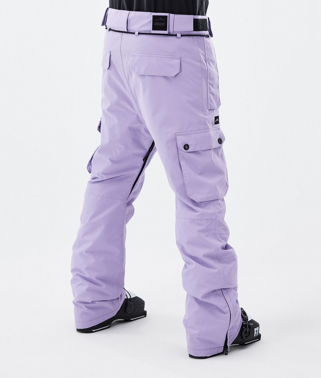 Men Dope Iconic Ski Pants Purple | DXVHMZT-40