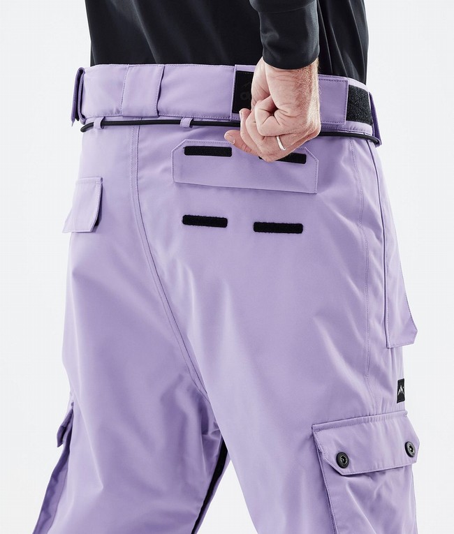 Men Dope Iconic Ski Pants Purple | DXVHMZT-40