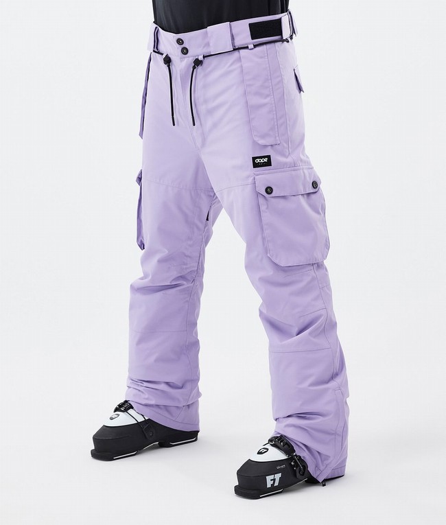 Men Dope Iconic Ski Pants Purple | DXVHMZT-40