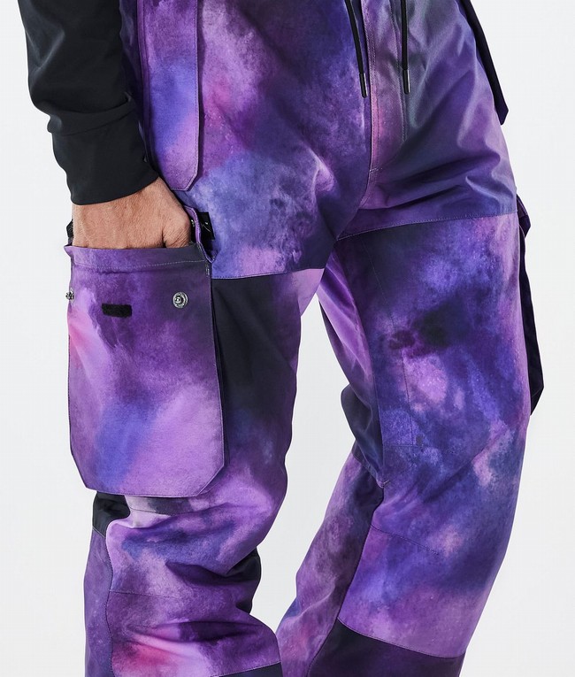 Men Dope Iconic Ski Pants Purple | RCPDIUZ-73