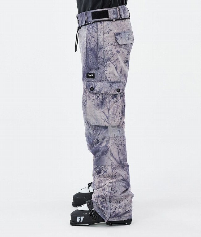 Men Dope Iconic Ski Pants Purple | TZYECFP-70