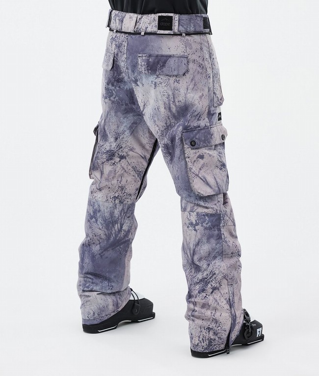 Men Dope Iconic Ski Pants Purple | TZYECFP-70