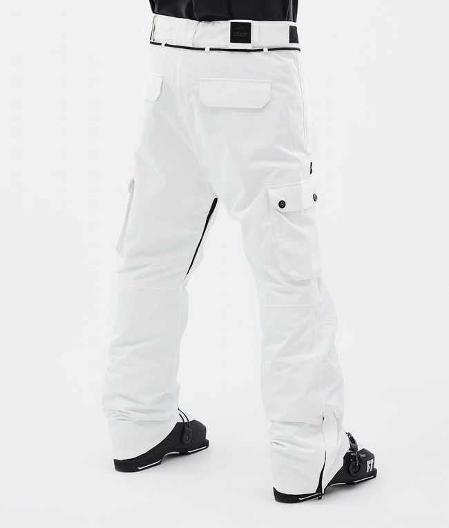 Men Dope Iconic Ski Pants White | TISYWQA-48