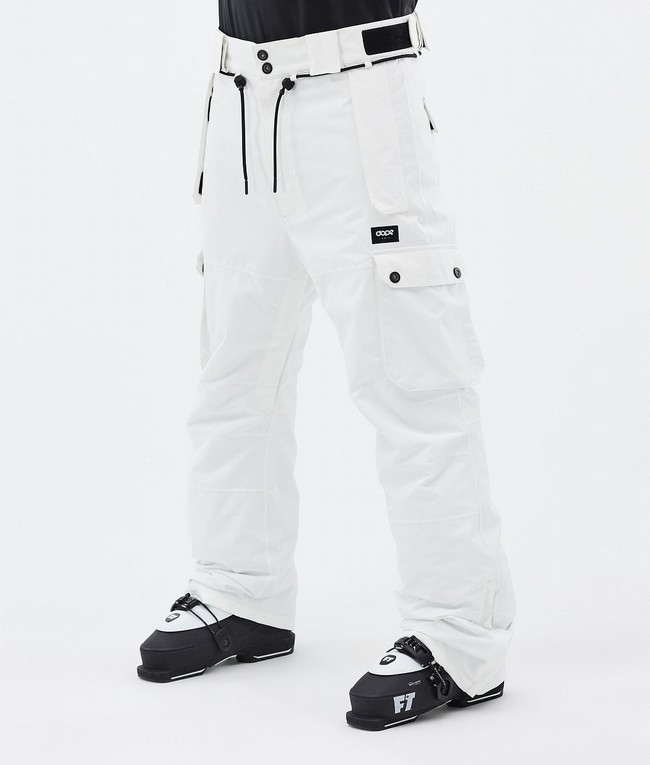 Men Dope Iconic Ski Pants White | TISYWQA-48