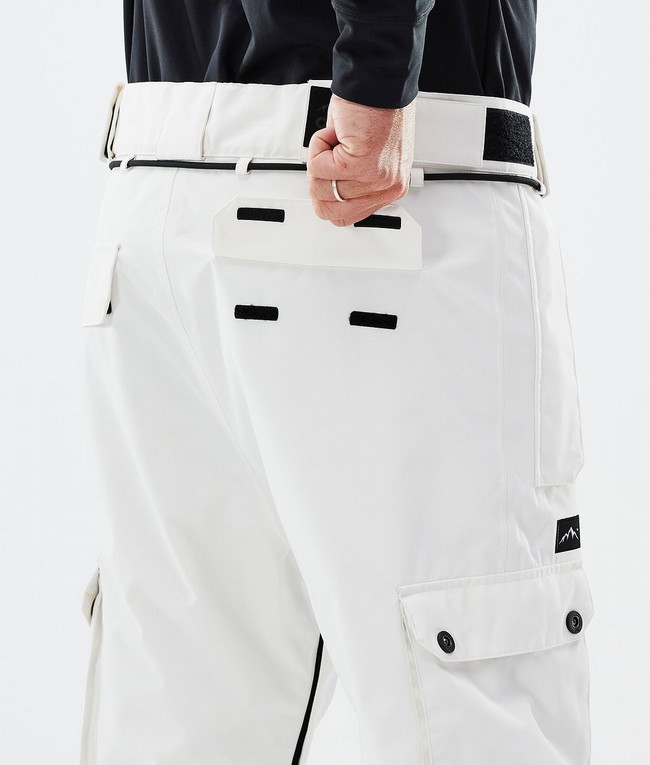 Men Dope Iconic Ski Pants White | VQSECWR-59