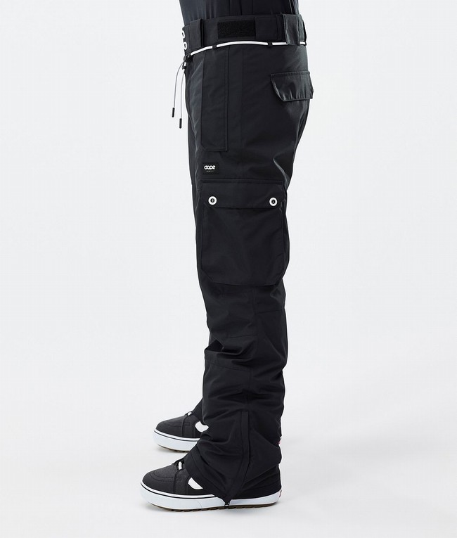 Men Dope Iconic Snowboard Pants Black | PBQCGET-09