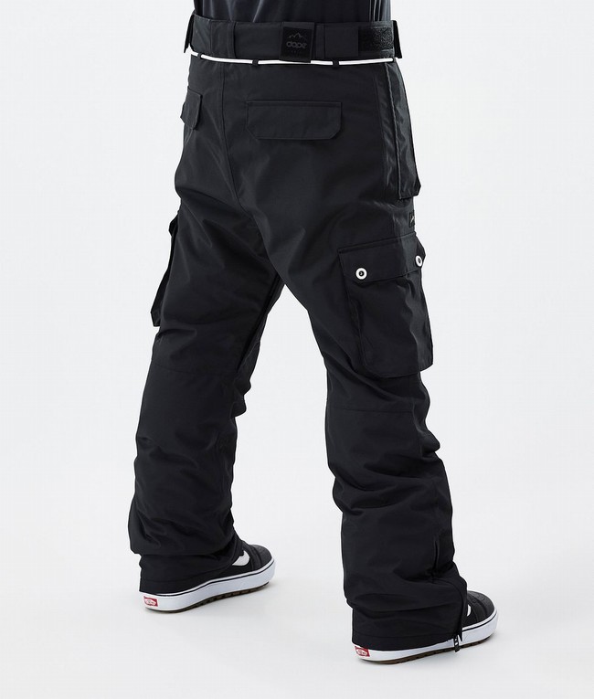 Men Dope Iconic Snowboard Pants Black | PBQCGET-09