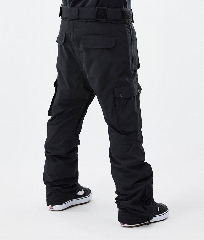 Men Dope Iconic Snowboard Pants Black | XAVFOQI-43