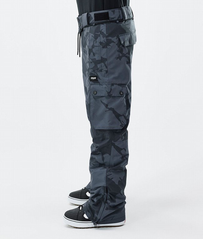 Men Dope Iconic Snowboard Pants Blue / Camo | ZWDAKYB-52