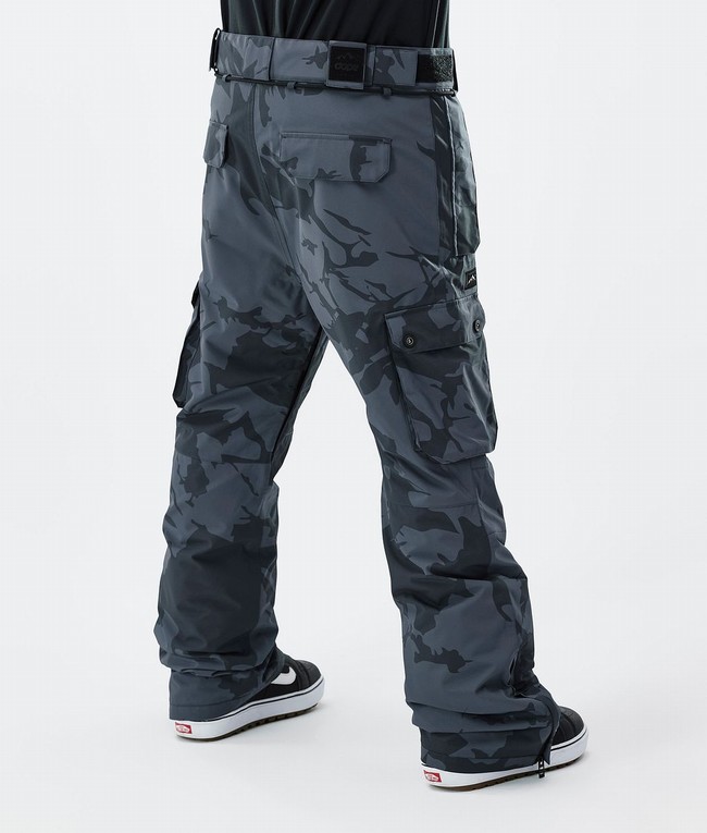 Men Dope Iconic Snowboard Pants Blue / Camo | ZWDAKYB-52