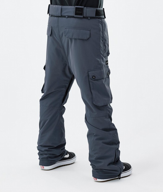 Men Dope Iconic Snowboard Pants Blue | XCPFLKD-10