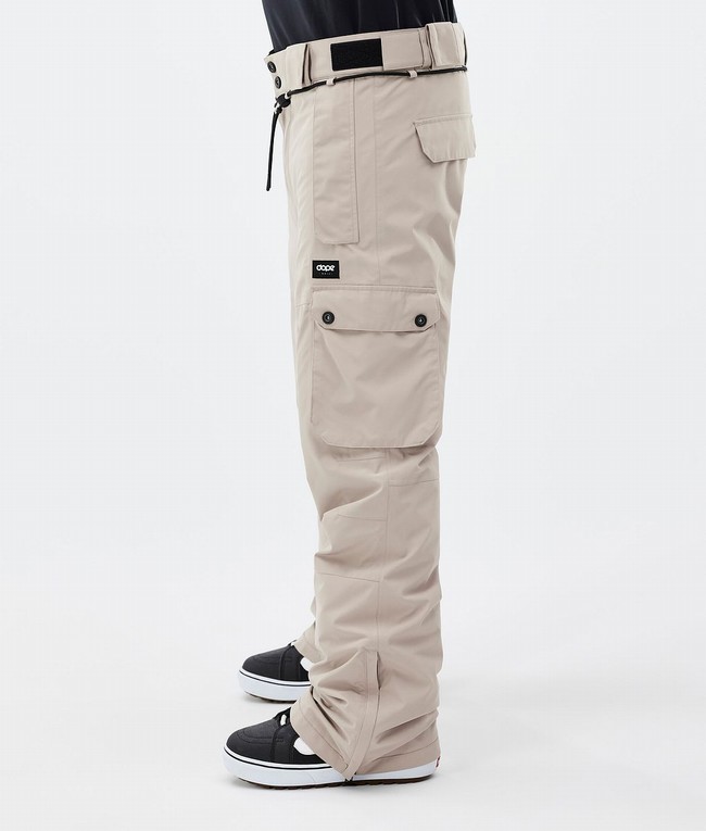 Men Dope Iconic Snowboard Pants Brown | MDIFXNC-89