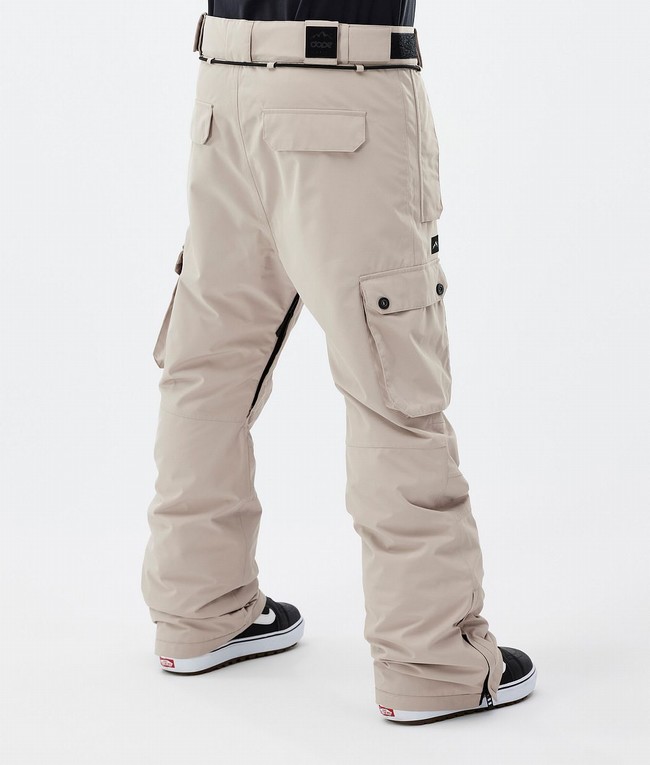 Men Dope Iconic Snowboard Pants Brown | MDIFXNC-89