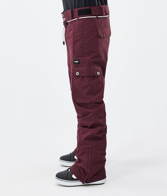 Men Dope Iconic Snowboard Pants Burgundy | XDRWTKP-02