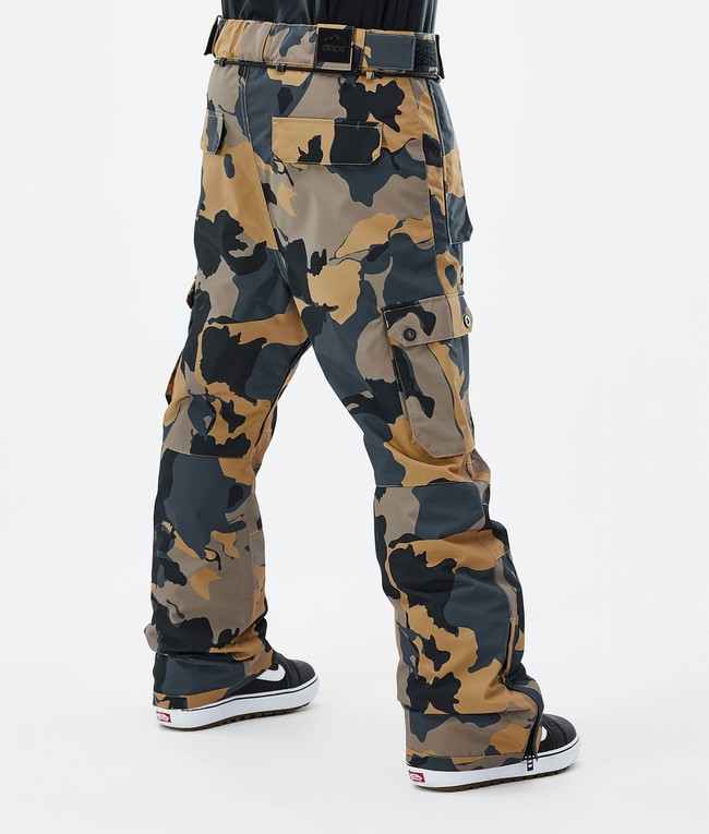 Men Dope Iconic Snowboard Pants Camo | SDPNACV-94