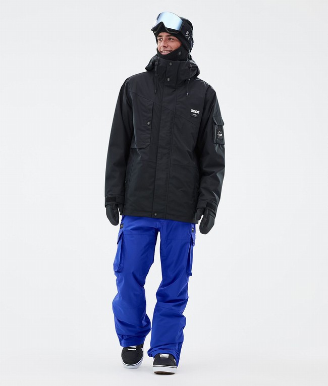 Men Dope Iconic Snowboard Pants Deep Blue | NDFCAEM-92