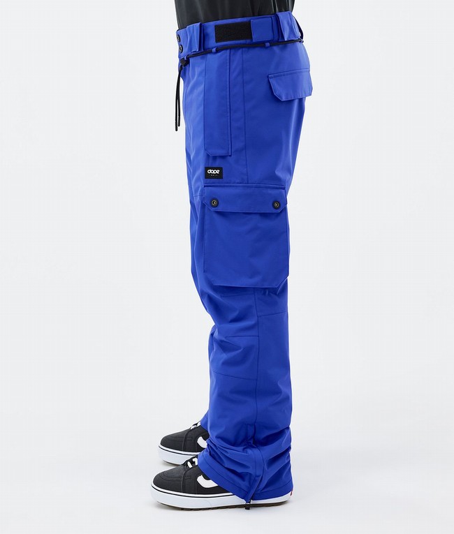 Men Dope Iconic Snowboard Pants Deep Blue | NDFCAEM-92