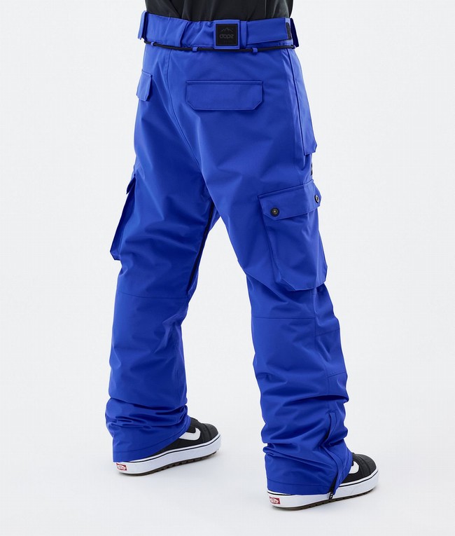 Men Dope Iconic Snowboard Pants Deep Blue | NDFCAEM-92