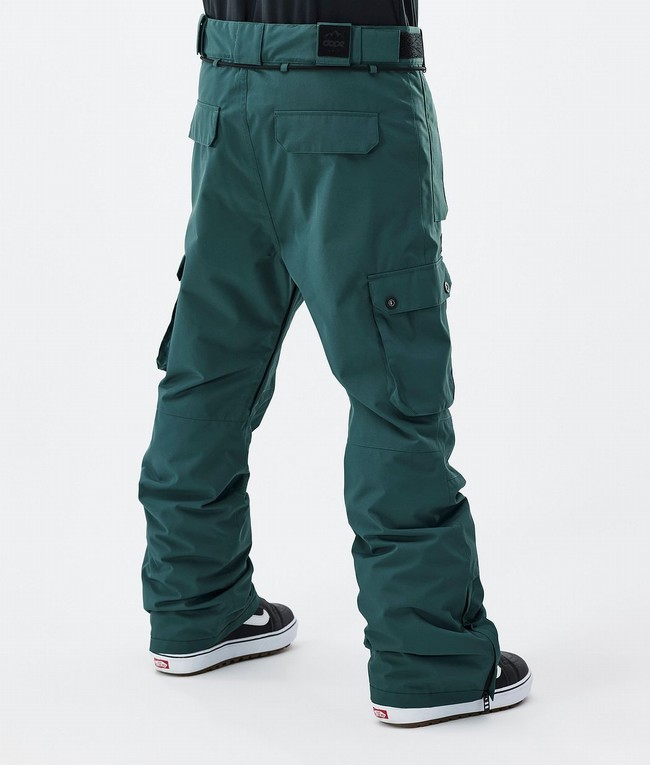 Men Dope Iconic Snowboard Pants Green | QFGJUID-47