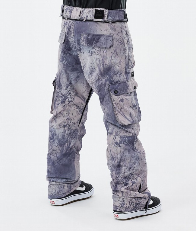 Men Dope Iconic Snowboard Pants Grey | BNKIHCL-56