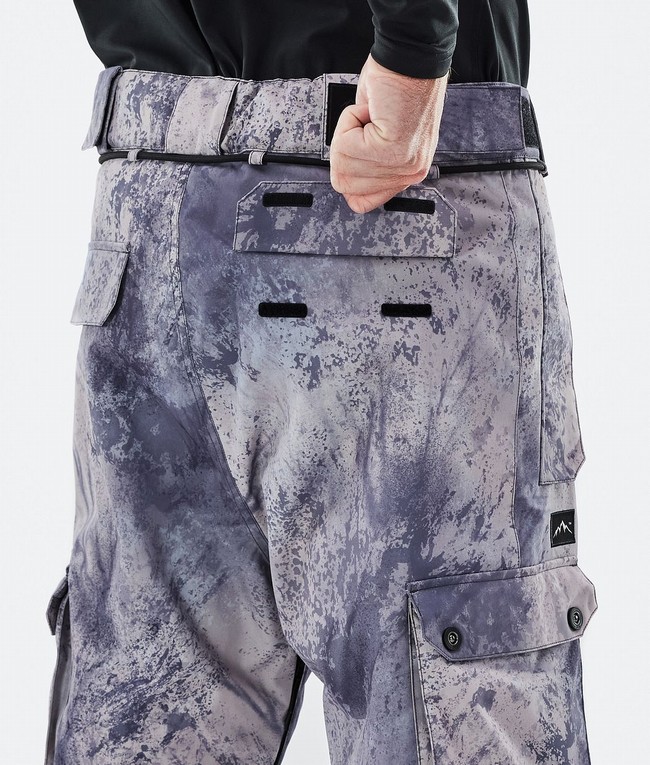 Men Dope Iconic Snowboard Pants Grey | BNKIHCL-56