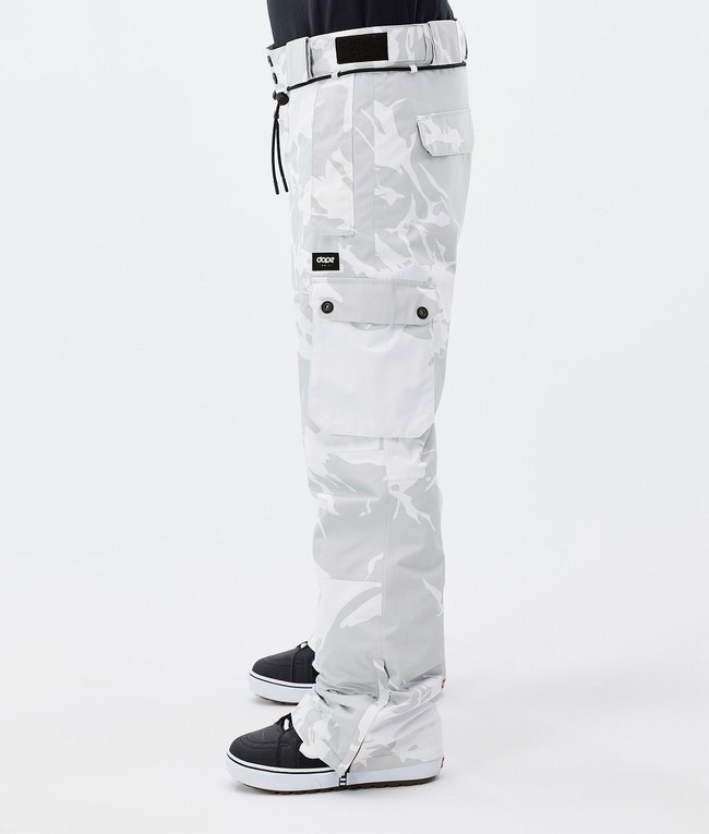 Men Dope Iconic Snowboard Pants Grey / Camo | GDTEBHM-51