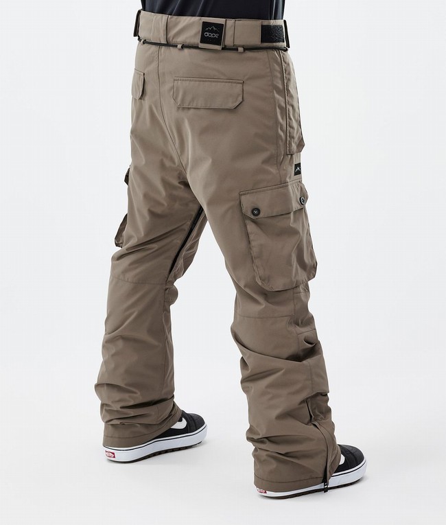 Men Dope Iconic Snowboard Pants Grey | NXQILUE-91