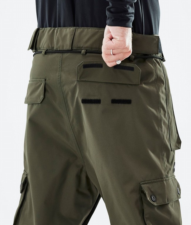 Men Dope Iconic Snowboard Pants Olive / Green | BCMPKAN-34