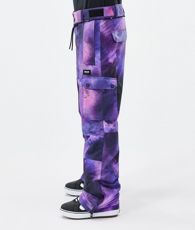 Men Dope Iconic Snowboard Pants Purple | AJZRVBS-17