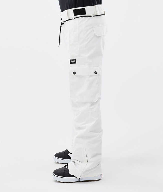 Men Dope Iconic Snowboard Pants White | NSAZLIT-81