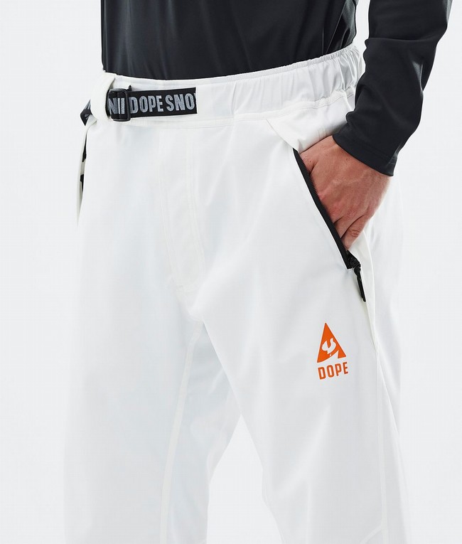 Men Dope JT Blizzard Ski Pants White | JLGEAPQ-79