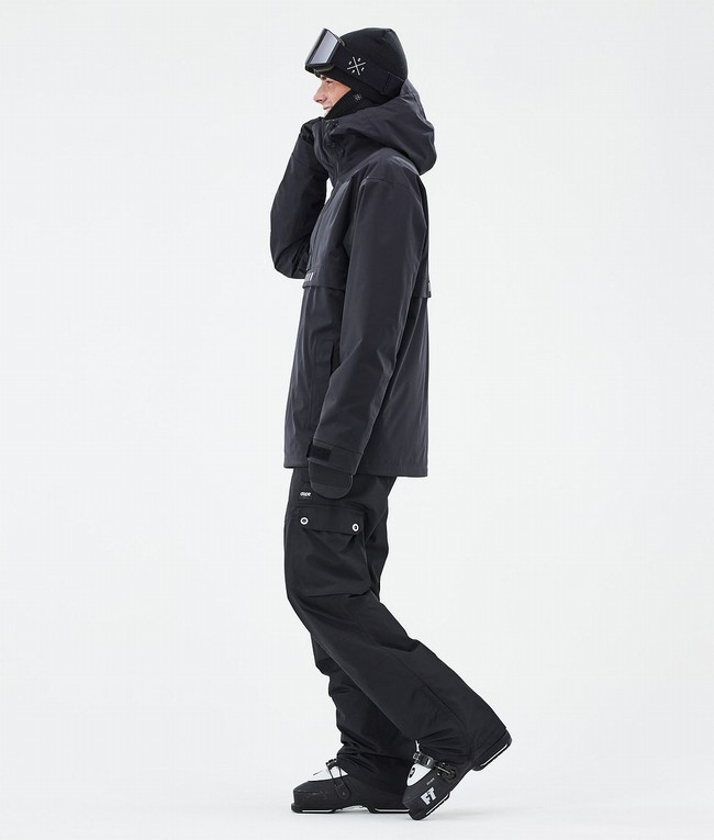 Men Dope Legacy Ski Jackets Black | XGZUBPA-83