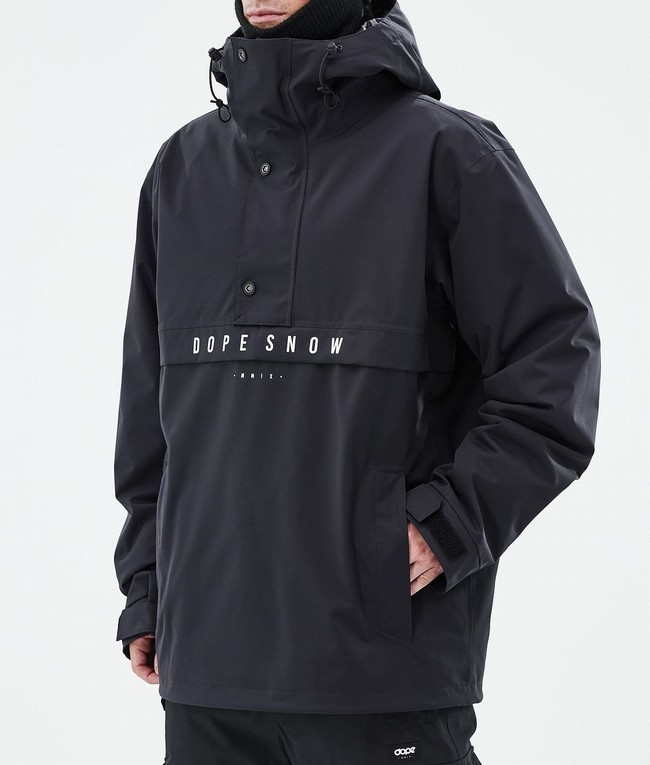 Men Dope Legacy Ski Jackets Black | XGZUBPA-83