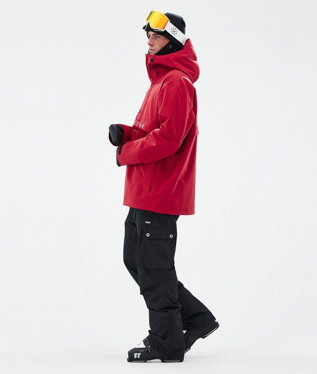 Men Dope Legacy Ski Jackets Deep Red | SJERTGX-47