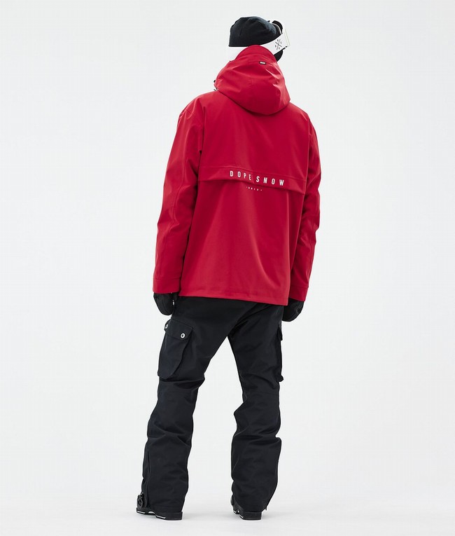 Men Dope Legacy Ski Jackets Deep Red | SJERTGX-47