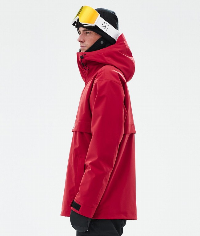 Men Dope Legacy Ski Jackets Deep Red | SJERTGX-47