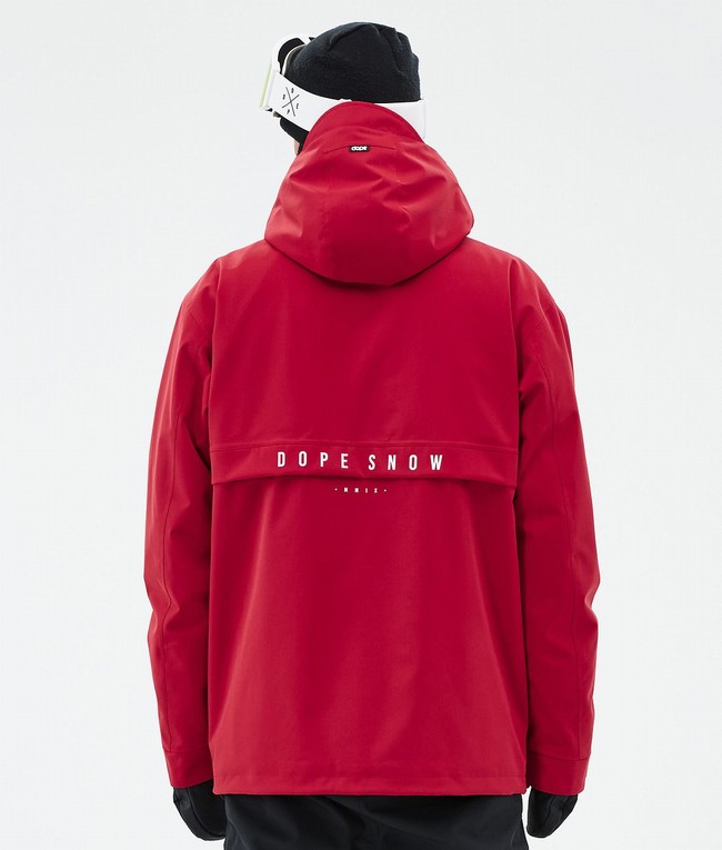 Men Dope Legacy Ski Jackets Deep Red | SJERTGX-47