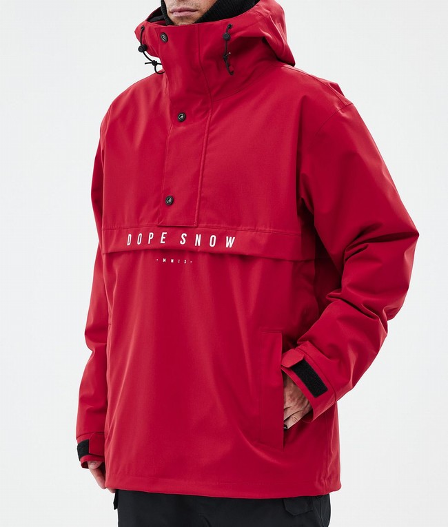 Men Dope Legacy Ski Jackets Deep Red | SJERTGX-47