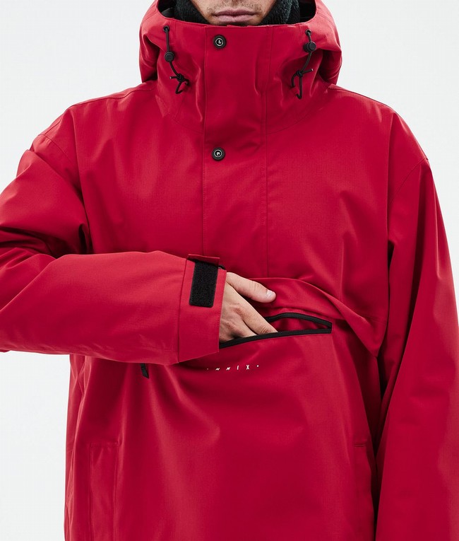 Men Dope Legacy Ski Jackets Deep Red | SJERTGX-47