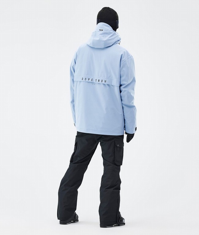 Men Dope Legacy Ski Jackets Light Blue | AFCDRHW-49