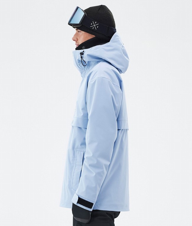 Men Dope Legacy Ski Jackets Light Blue | AFCDRHW-49