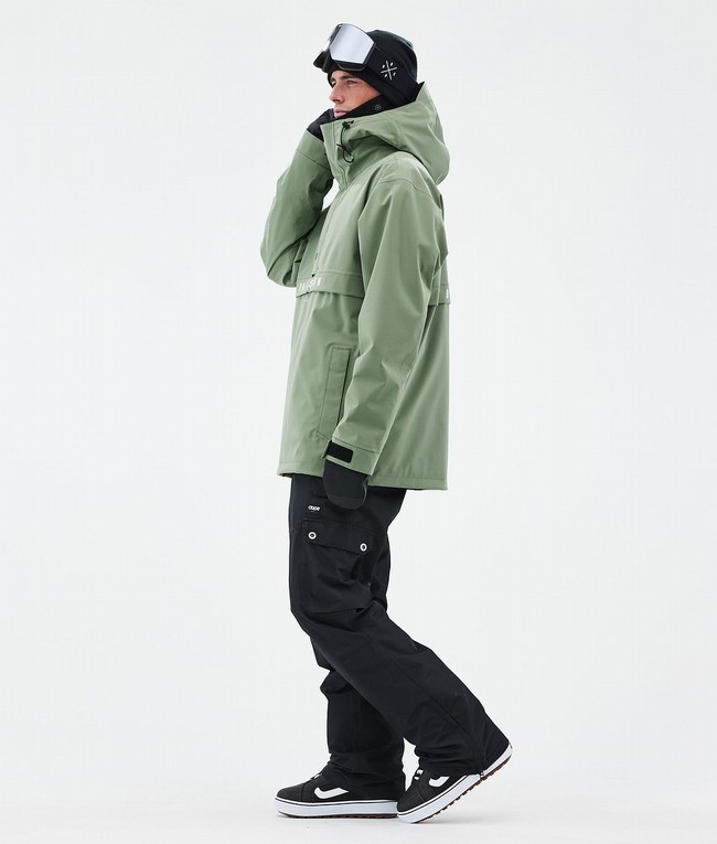 Men Dope Legacy Snowboard Jackets Green | TGDVECX-52