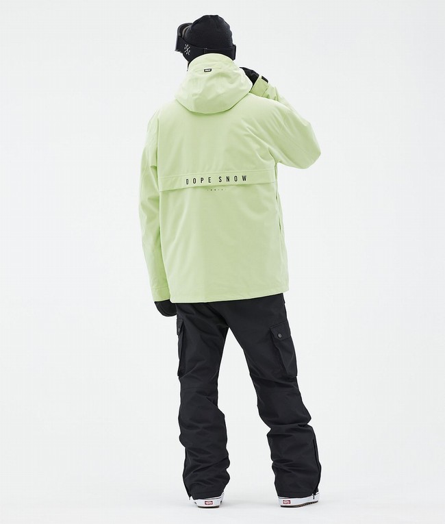 Men Dope Legacy Snowboard Jackets Green | AWHITFB-84