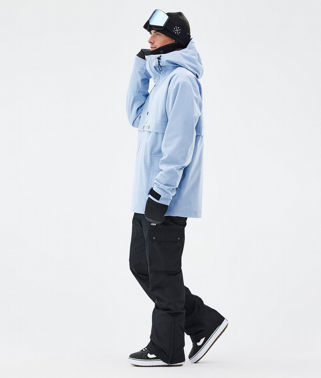 Men Dope Legacy Snowboard Jackets Light Blue | VNIDWQP-09