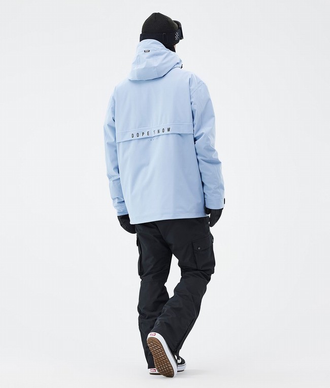 Men Dope Legacy Snowboard Jackets Light Blue | VNIDWQP-09