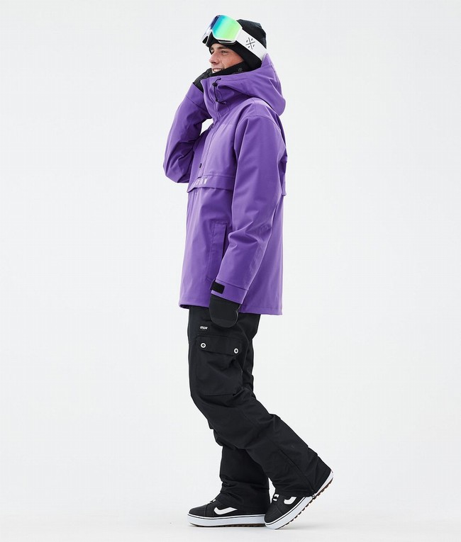 Men Dope Legacy Snowboard Jackets Purple | JMWIKQA-73