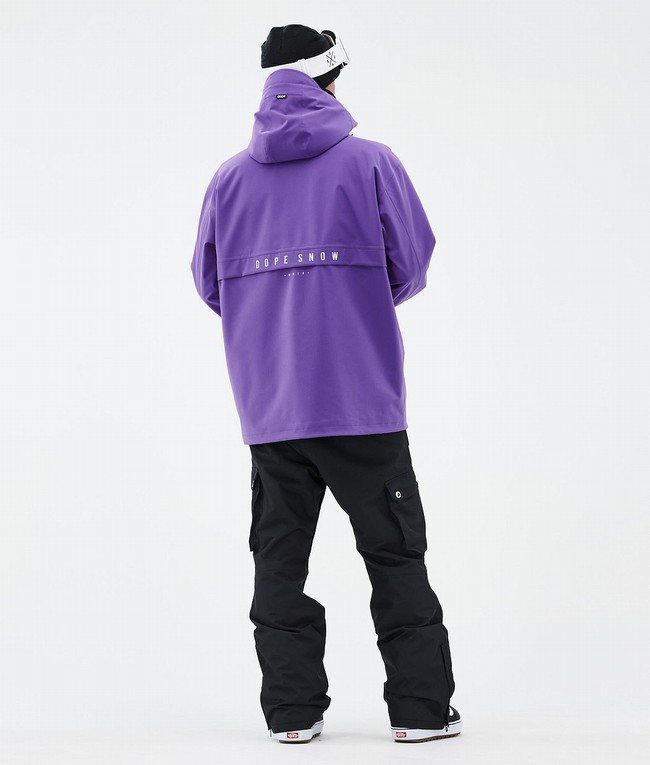 Men Dope Legacy Snowboard Jackets Purple | JMWIKQA-73