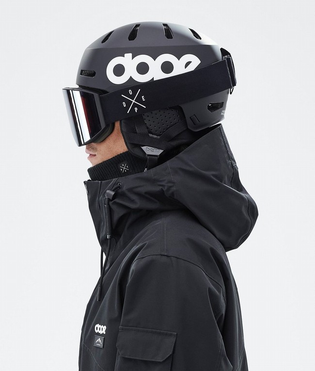 Men Dope Macon 2.0 Helmets Black / Black | HXTFMYK-65