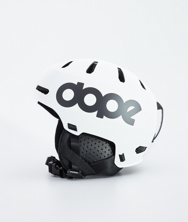 Men Dope Macon 2.0 Helmets White / Black | ZEUCMXB-60